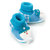 Visach Blue color booties for kids between 2 months to 12 months