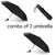 Black 3-Fold Umbrella (Pack of 2)