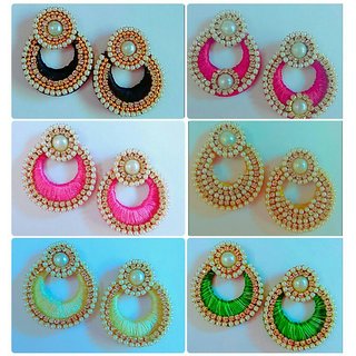 Buy Silk Thread Earrings Online In India  Etsy India