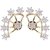Aabhu Gold Plated American Diamond Ear cuffs Earrings