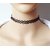 Urbanela Black Choker Necklace for Girls Stylish and Modern Choker Necklace Vintage Free Size (Set of 4)