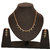 Touchstone Non Plated Gold Alloy Necklace Set For Women