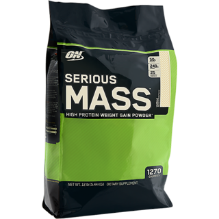 Optimum Nutrition (ON) Serious Mass - 12 lbs (Vanilla)
