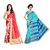 Winza Designer Womens Combo Combo Of 2 Bhagalpuri Printed Cotton Silk Casual wear Saree With Blouse