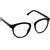 TheWhoop Black Golden Round Eyeglass Specatacle Frame