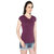 P-Nut Women's V Neck Solid Casual T-shirt