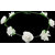 The99Jewel by JewelMaze White Tiara Flower Crown -AAB1265