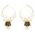Jewels Gold Alloy Party Wear Fashion Designer Latest Fancy Jhumki Earring Set For Women  Girls