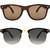 Zyaden Brown UV Protection Wayfarer Unisex Sunglasses Combo Of 2