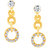 Sikka Jewels Ritzzy Gold Plated Australian Diamond Pendant Set