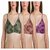 Chileelife Wirefree Non-Padded Printed Bras (Pack Of 3