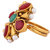 Sushito Golden Designer Fingure Ring For WomenJSMJWFR0030N