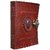 ININDIA Handmade 100 Pure Leather Diary for Office Home Daily Use With C Lock 75 Brown