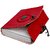 Tuzech Handmade 100 Pure Leather Diary for Office Home Daily Use With C Lock Red 7X5