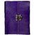 ININDIA Handmade DiaryNotebook for Office / Home / Craft / Art Use With C lock Purple 4X6 inches