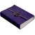 ININDIA Handmade DiaryNotebook for Office / Home / Craft / Art Use With C lock Purple 4X6 inches