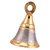 Smart Shophar 12 Pcs Decorative Brass Pooja Room Bells With Hook 1.5 Inches