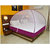 OnlineTree Double Bed Foldable Mosquito Net (PURPLE)