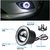 Bikers World 3.5 MM 15w White Car Fog Lights Projector Lamp Bumper Halo Angel Eyes Ring Drl