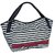 Lassig Casual Twin Diaper Shoulder Bag with Matching Bottle Holder, Baby Changing Mat/Pad and Stroller Hooks, Striped Zigzag Navy