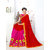 onlinefayda Multicolor Georgette Embroidered Saree With Blouse