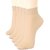 Kavya Fashion 5 Pair Pack Of Skin Colour Sun Protection Transparent Ladies Socks