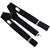 Ws deal unisex black and white stretchable suspender with bow combo