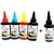 Odyssey Universal Premium Quality for use in HP/ Canon/ Brother/ Samsung Inkjet Printers 100 ML each x 4 CMYK Bottles Mu