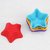 COMBO OF SILICONE ROUND SHAPE AND STAR SHAPE BAKEWARE CAKE, MUFFINS TART AND CUP CAKE MOULDS - SET OF 6PCS