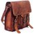 CraftShades 13'' leather laptop messenger shoulder bag for men  women