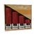 PujaShoppe Rose Scented Marble Pillar Candles Set of 4
