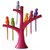 Madhur Fancy Fruit Fork - 6 birds fork with tree holder