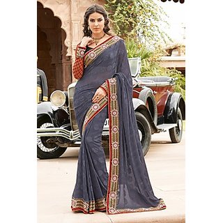 Shopclues party wear saree sale