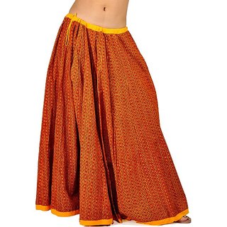 Rajasthani Red Cotton Block Printed Lehanga 277