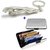 Stylish  Alluminium Credit Card Wallet + Jaguar Metal Keychain-keyring
