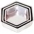 Kosh 3- Hexagon Shape Cup Mould  (Pack of 3)