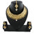 Anuradha Art Golden Finish Antique Shimmering Stone Wonderful Traditional Long Necklace Set For Women/Girls