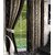 Home Luxurious Set of 4 Multi-color (Brown) Printed Eyelet Long door Curtains-Length 9Ft Width 4ft