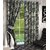 Home Luxurious Set of 4 Multi-color (Green) Printed Eyelet Long door Curtains-Length 9Ft Width 4ft