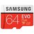 Samsung EVO Plus Grade 3, Class 10 64GB MicroSDXC 100 MB/S Memory Card with SD Adapter (MB-MC64GA/IN)