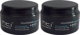 MUSTACHE  BEARD STYLING ORGANIC WAX  Pack of TWO (By Dr. Thapar)
