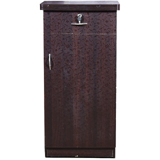 Buy Caspian Leaf And Flower Textured Single Door Shoe Rack Online