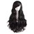 MapofBeauty Charming Women's Long Curly Full Hair Wig (Black)