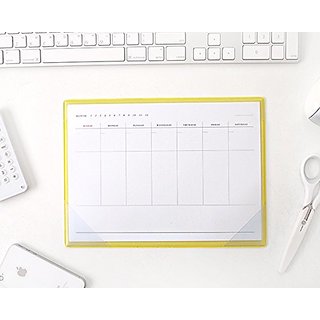 Buy Simple Desktop Weekly Planner Pad Undated Calendar Desk Pad ...