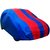 AUTO SHELTER Parachute Double Stitched Next Gen Fusion (Royal Blue with Red Plated) Car Body Cover for Hyundai I10 - (With Side Mirror Pocket)