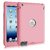 iPad 2 / 3 / 4 Case, Hocase Rugged Slim Shockproof Silicone Protective Case Cover for 9.7 iPad 2nd / 3rd / 4th Generation - Hot Pink / Grey