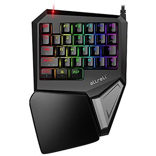 Programmable Gaming Keypad, aLLreLi T9 Plus Mechanical Keyboard Gameboard with 29 Programmable Keys and RGB LED Backlit
