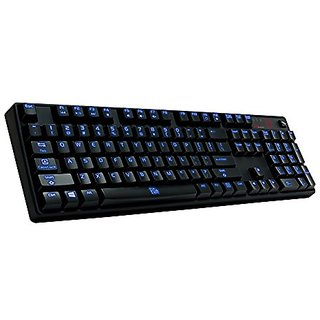 Tt eSPORTS Poseidon Z Brown Switch Blue LED Gaming Mechanical Keyboard - US Multilingual Pack