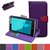 Alcatel One Touch Pop 3 5.0 Case,Mama Mouth [Stand View] Folio Flip Premium PU Leather [Wallet Case] With Card Slots and Inner Pocket Cover For Alcatel One Touch Pop3 5.0 inch Smartphone,Purple
