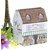 6th Dimensions House Shape Cute Boxes Candy Tinplate Case Storage Box,Wedding Favor Tin Box-Fruit Shop (Set of 4)